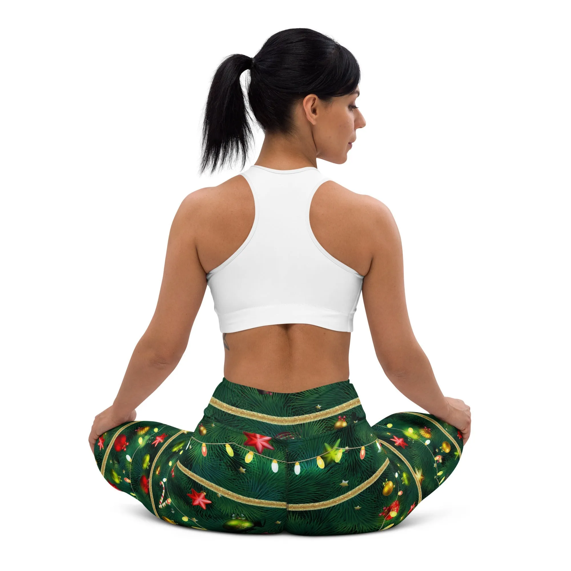 Christmas Tree Yoga Leggings