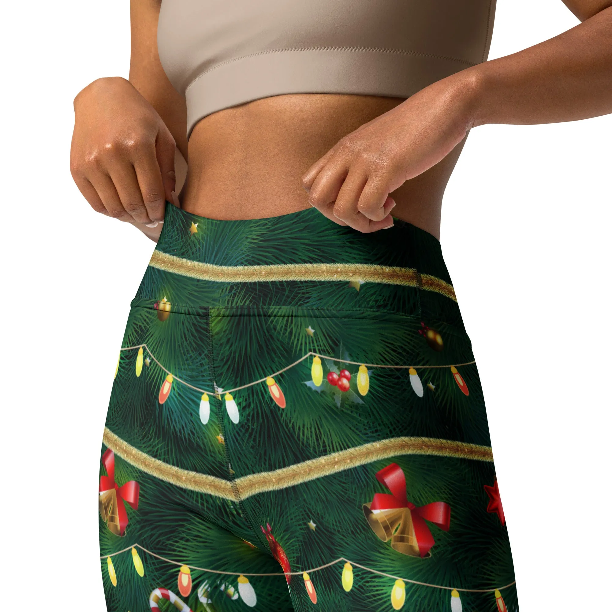 Christmas Tree Yoga Leggings