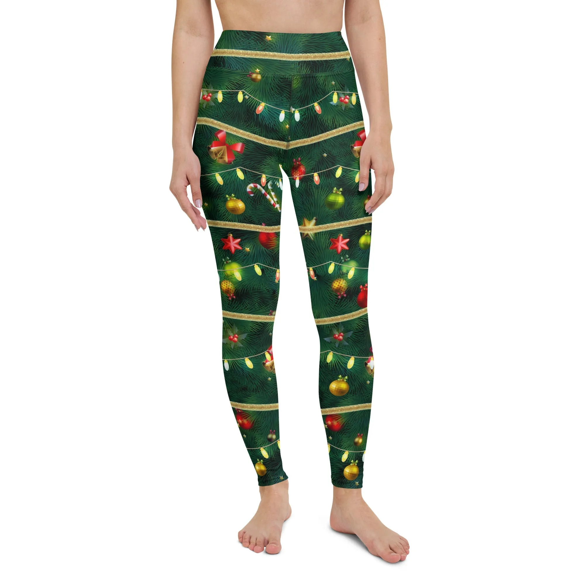 Christmas Tree Yoga Leggings