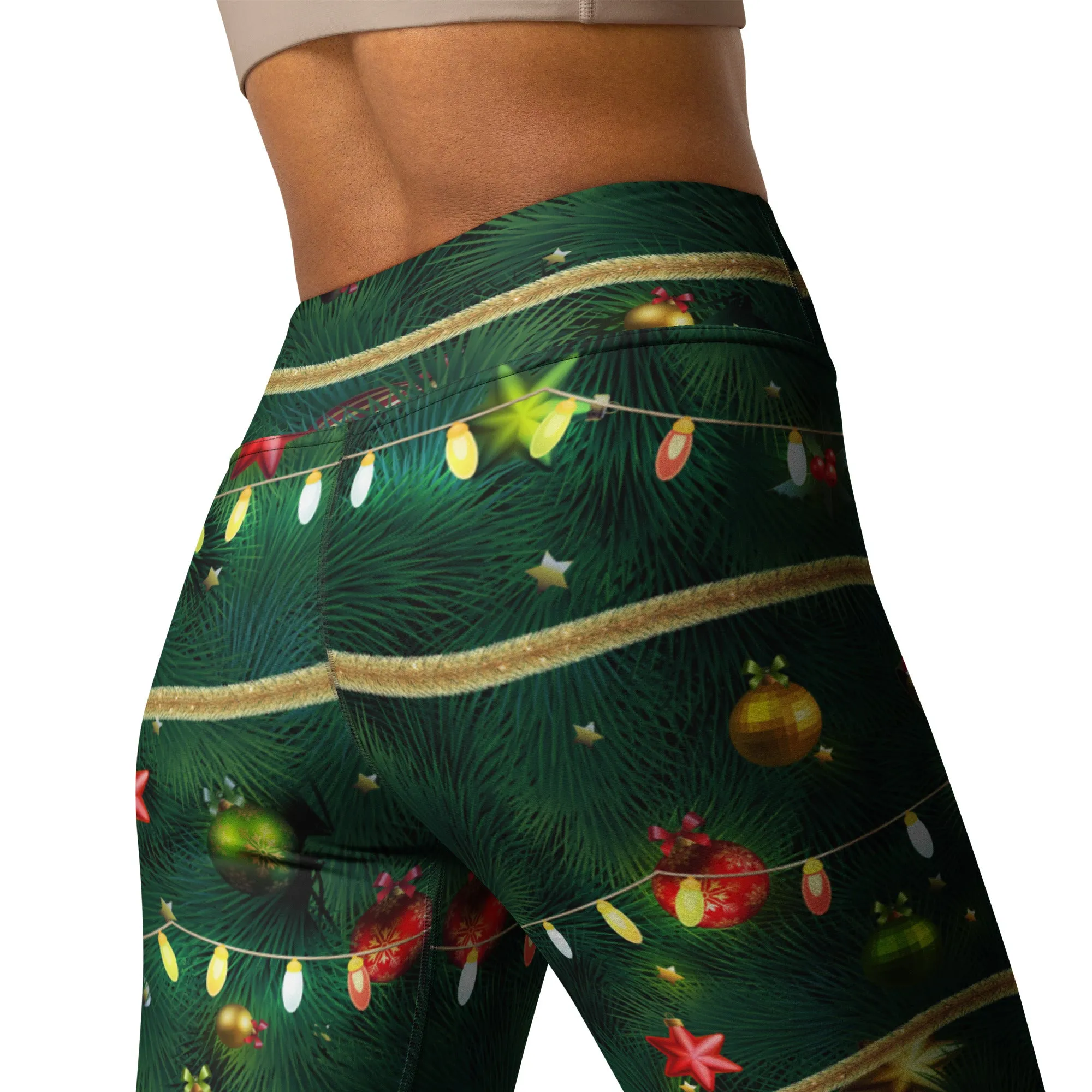 Christmas Tree Yoga Leggings