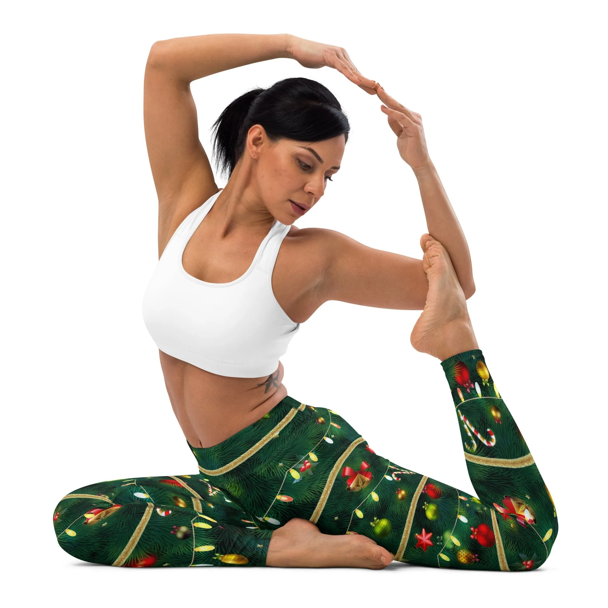 Christmas Tree Yoga Leggings