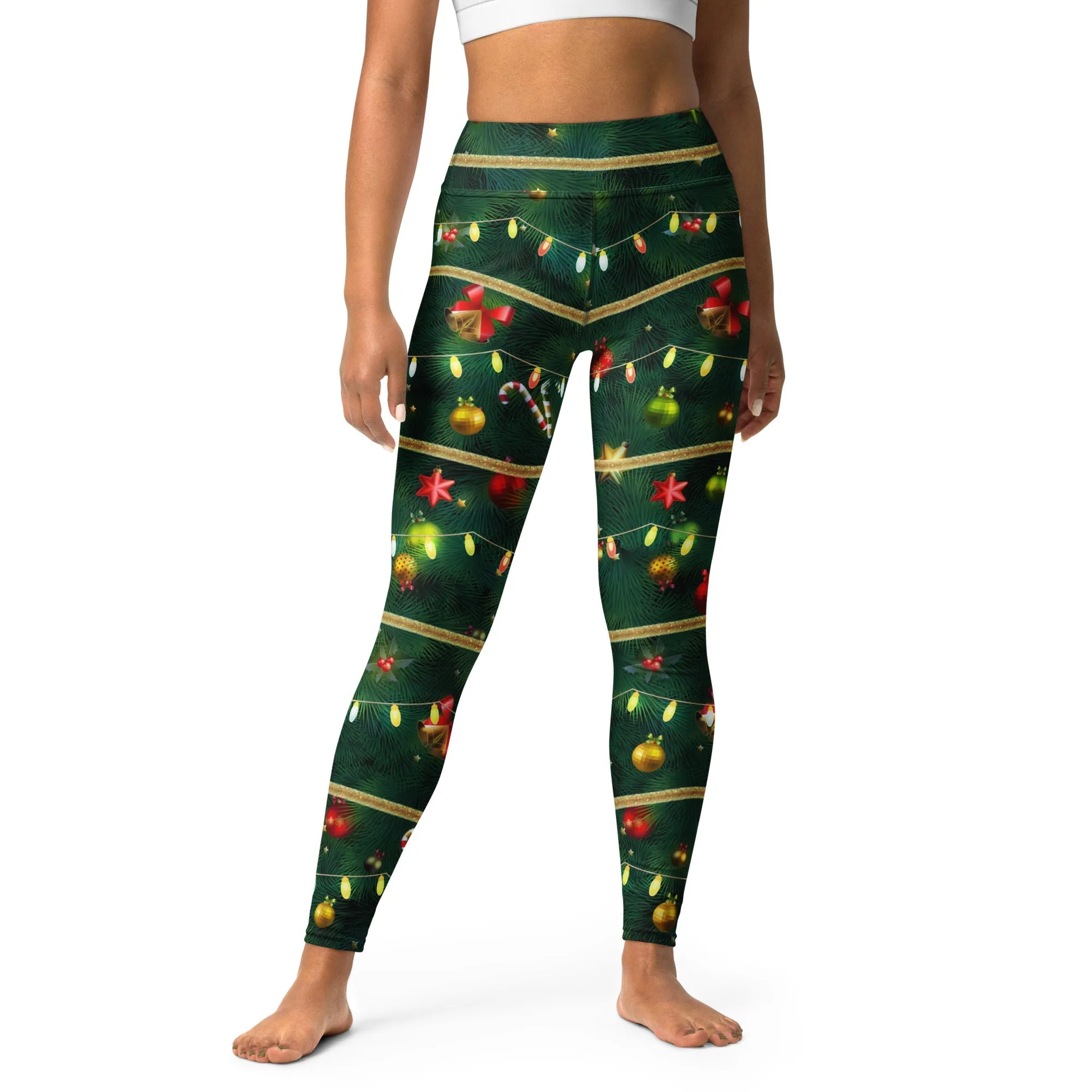 Christmas Tree Yoga Leggings