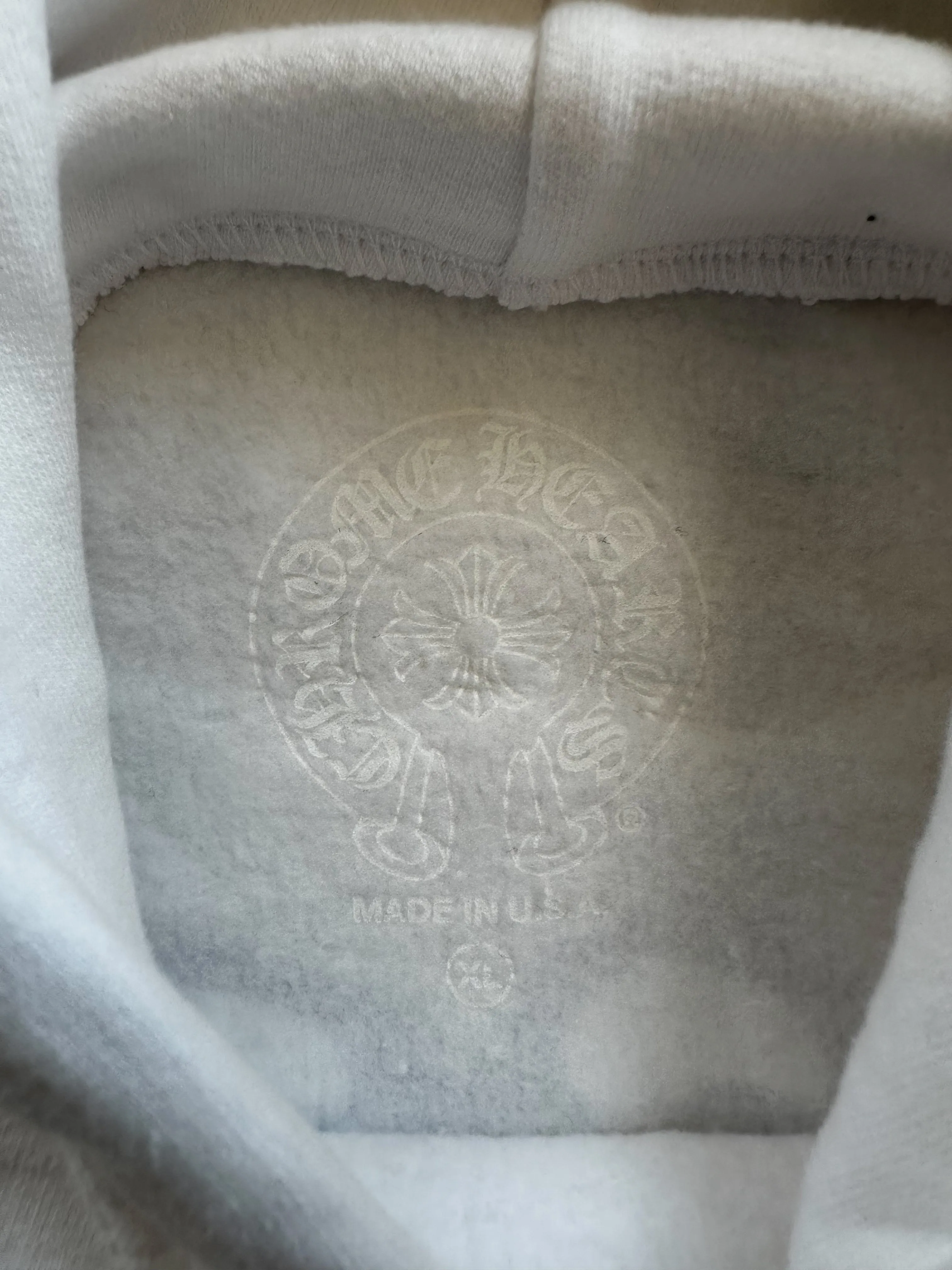 Chrome Hearts White & Blue Rolling Stones Hoodie