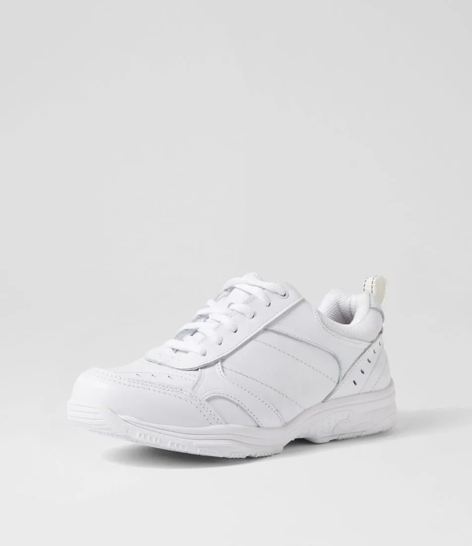 COLORADO Hype Snr E Lace White Leather Sneakers