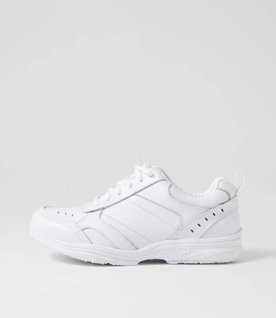 COLORADO Hype Snr E Lace White Leather Sneakers