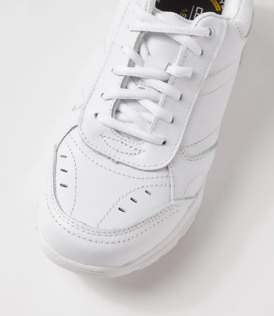 COLORADO Hype Snr E Lace White Leather Sneakers