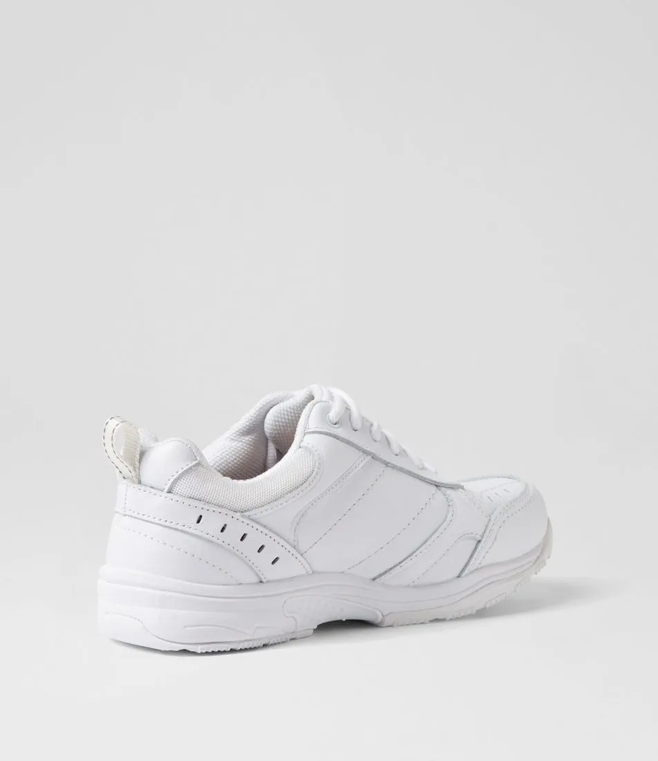 COLORADO Hype Snr E Lace White Leather Sneakers