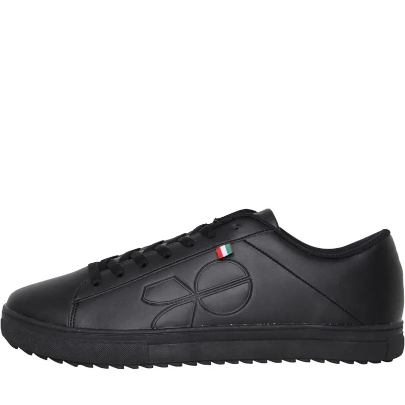 Crosshatch Mens Gleaton Trainers Black Mano