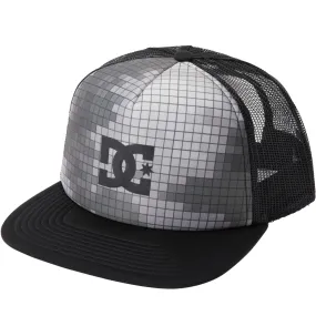 DC Shoes Mens Gas Station Mesh Panel Trucker Cap - Black