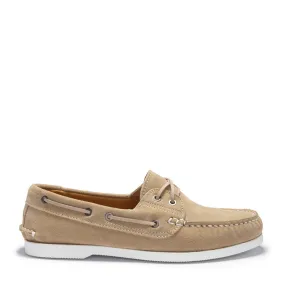 Deck Shoes, taupe suede