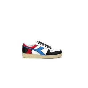 Diadora - Sneakers Bas Magic Bas Low I - White/Black/Malibu Blue - Mixte