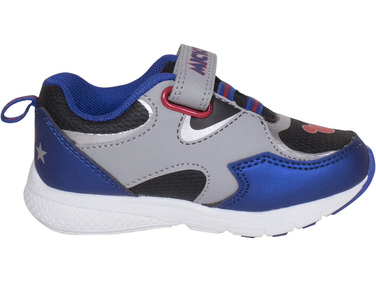 Disney Junior Mickey Mouse Clubhouse Toddler Boy's Sneakers Light Up Navy Sz: 9T