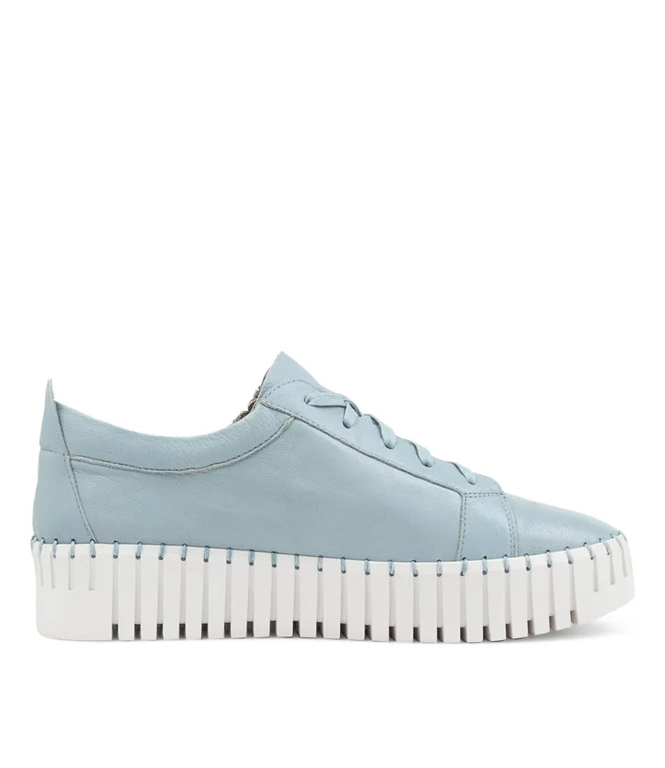 DJANGO & JULIETTE Bump Denim Leather Sneakers Ws