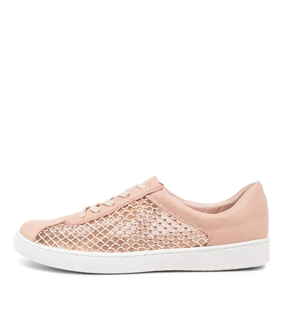 DJANGO & JULIETTE Dickie Nude Leather Jewels Sneakers