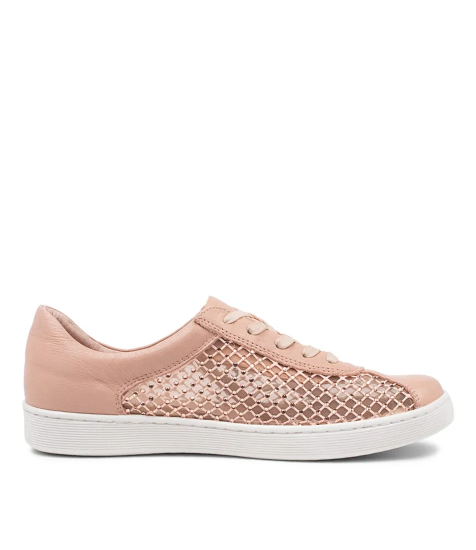 DJANGO & JULIETTE Dickie Nude Leather Jewels Sneakers