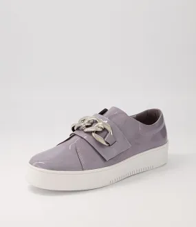 DJANGO & JULIETTE Layan Cloudy Patent Leather Sneakers Ws