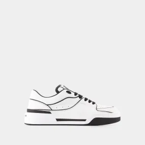 Dolce&Gabbana  New Roma Sneakers - Dolce&Gabbana - Leather - Black/White