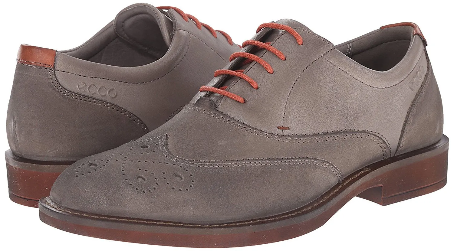 ECCO Men's Biarritz Wing Tip Oxford