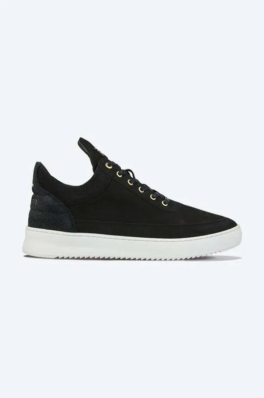 Filling Pieces leather sneakers Low Top Ripple Ceres black color 25127261861