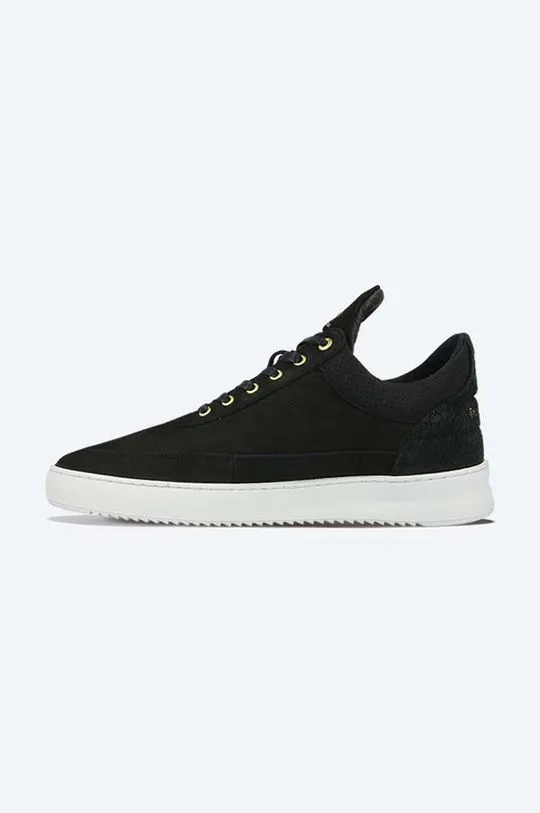 Filling Pieces leather sneakers Low Top Ripple Ceres black color 25127261861