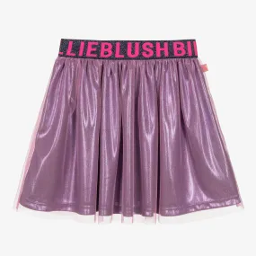 Girls Pink Mesh Skirt