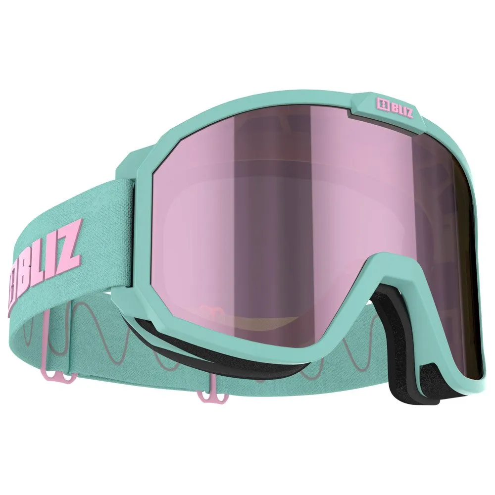 Goggles Bliz ---Rave Jr Matt Mint Brown Pink Multi