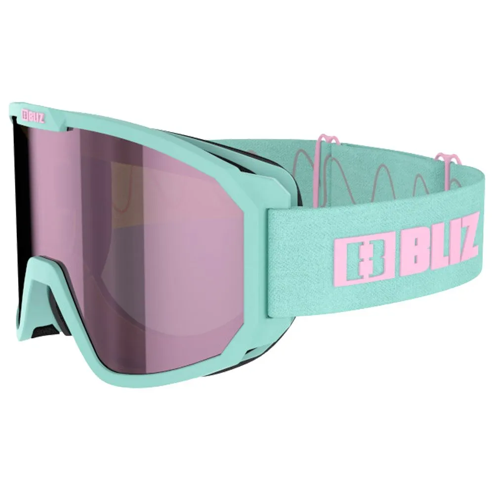 Goggles Bliz ---Rave Jr Matt Mint Brown Pink Multi