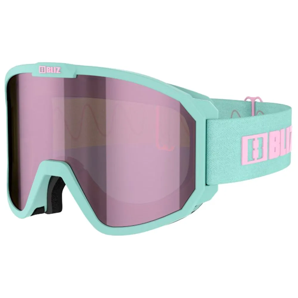 Goggles Bliz ---Rave Jr Matt Mint Brown Pink Multi