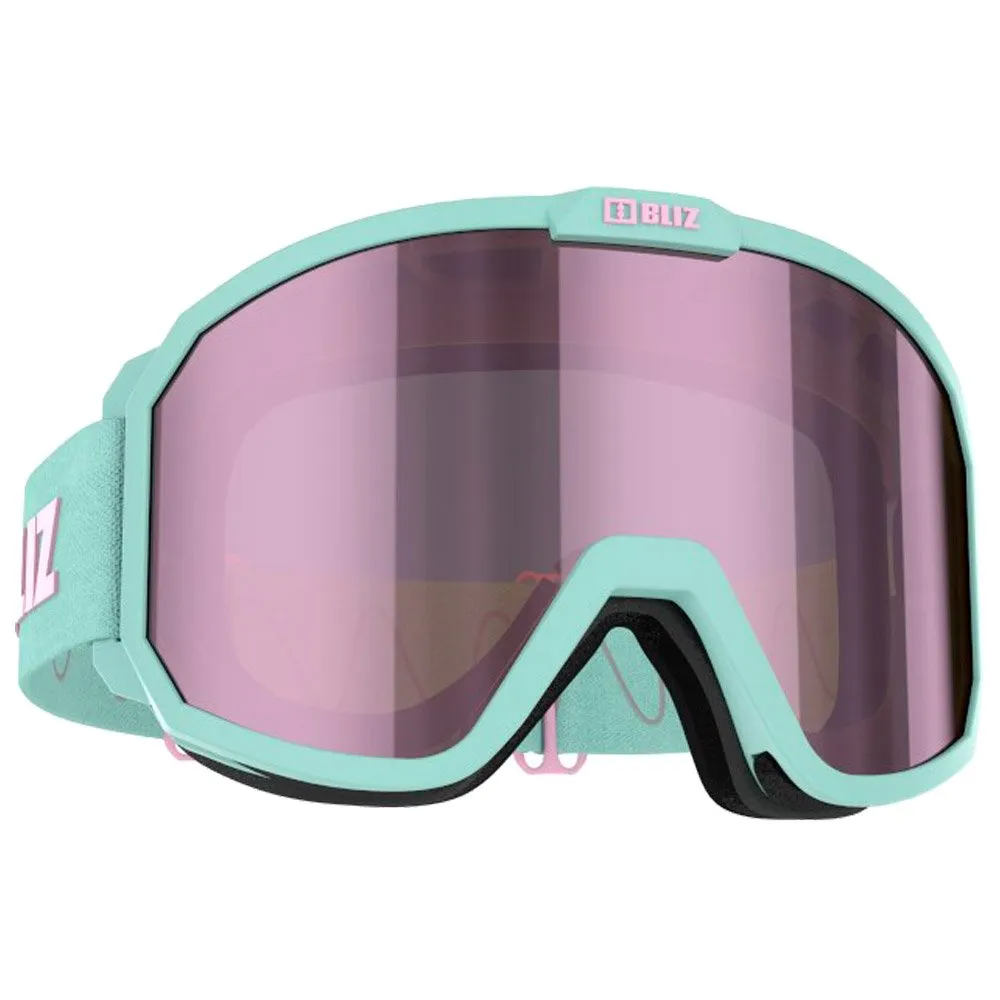 Goggles Bliz ---Rave Jr Matt Mint Brown Pink Multi