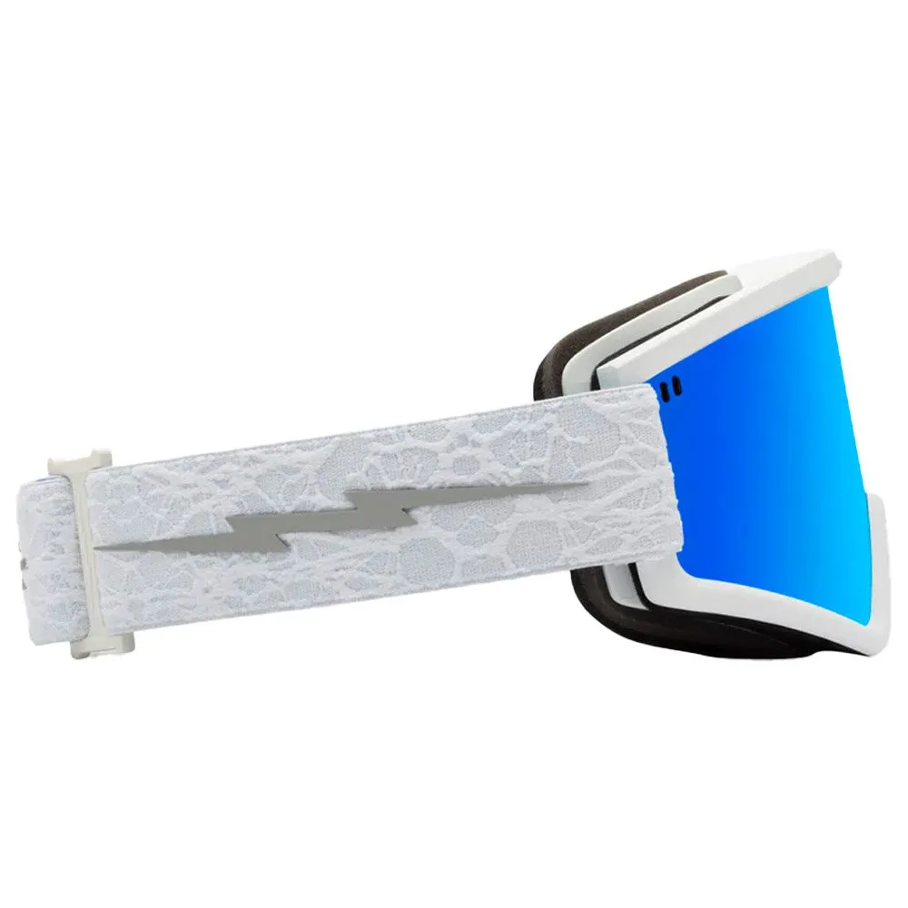 Goggles Electric ---Hex Matte White Nuron Blue Chrome