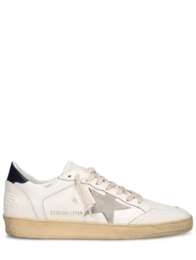 Golden Goose   20mm Ballstar leather & suede sneakers 