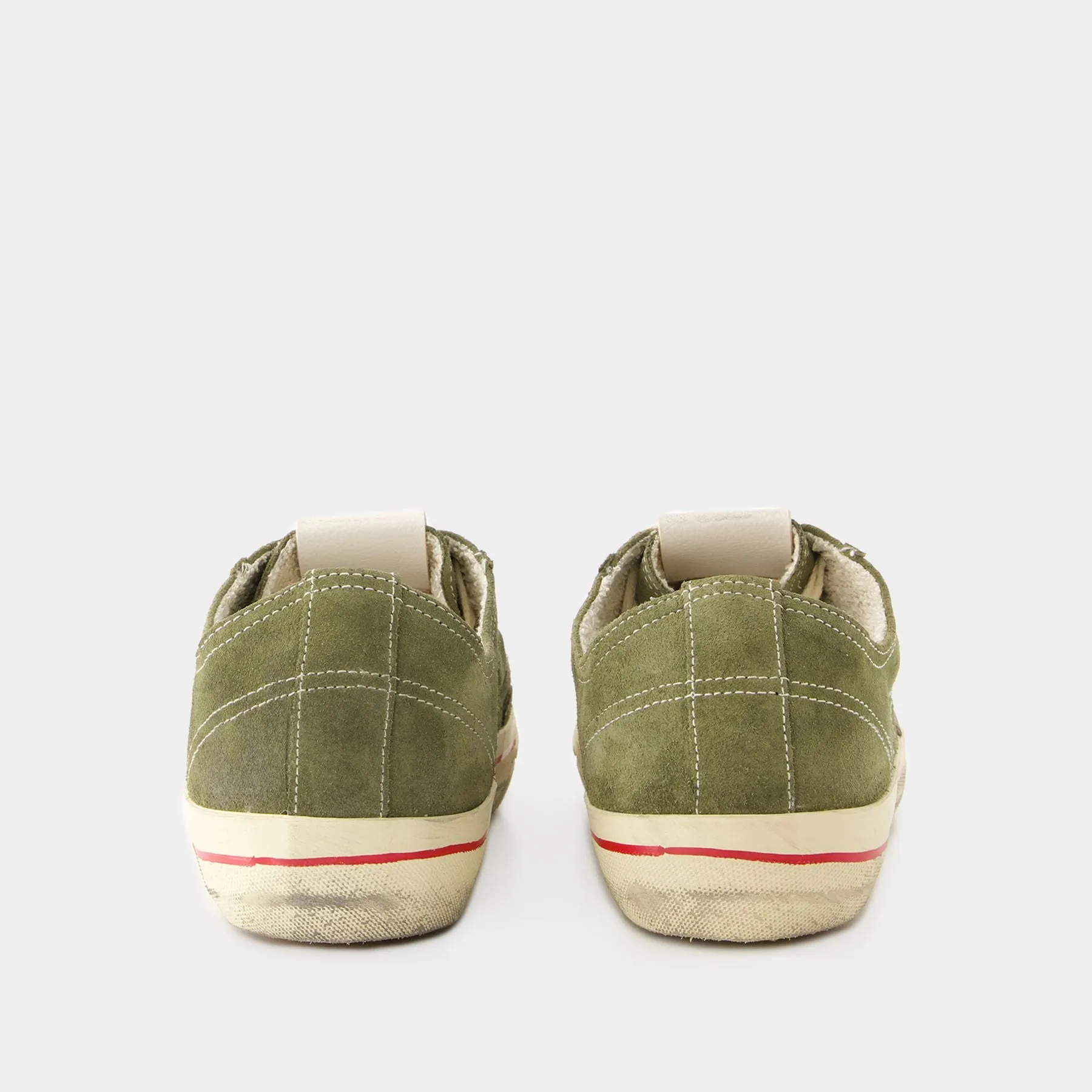 Golden Goose Deluxe Brand  V-Star 2 Sneakers - Golden Goose - Leather - Dark Green