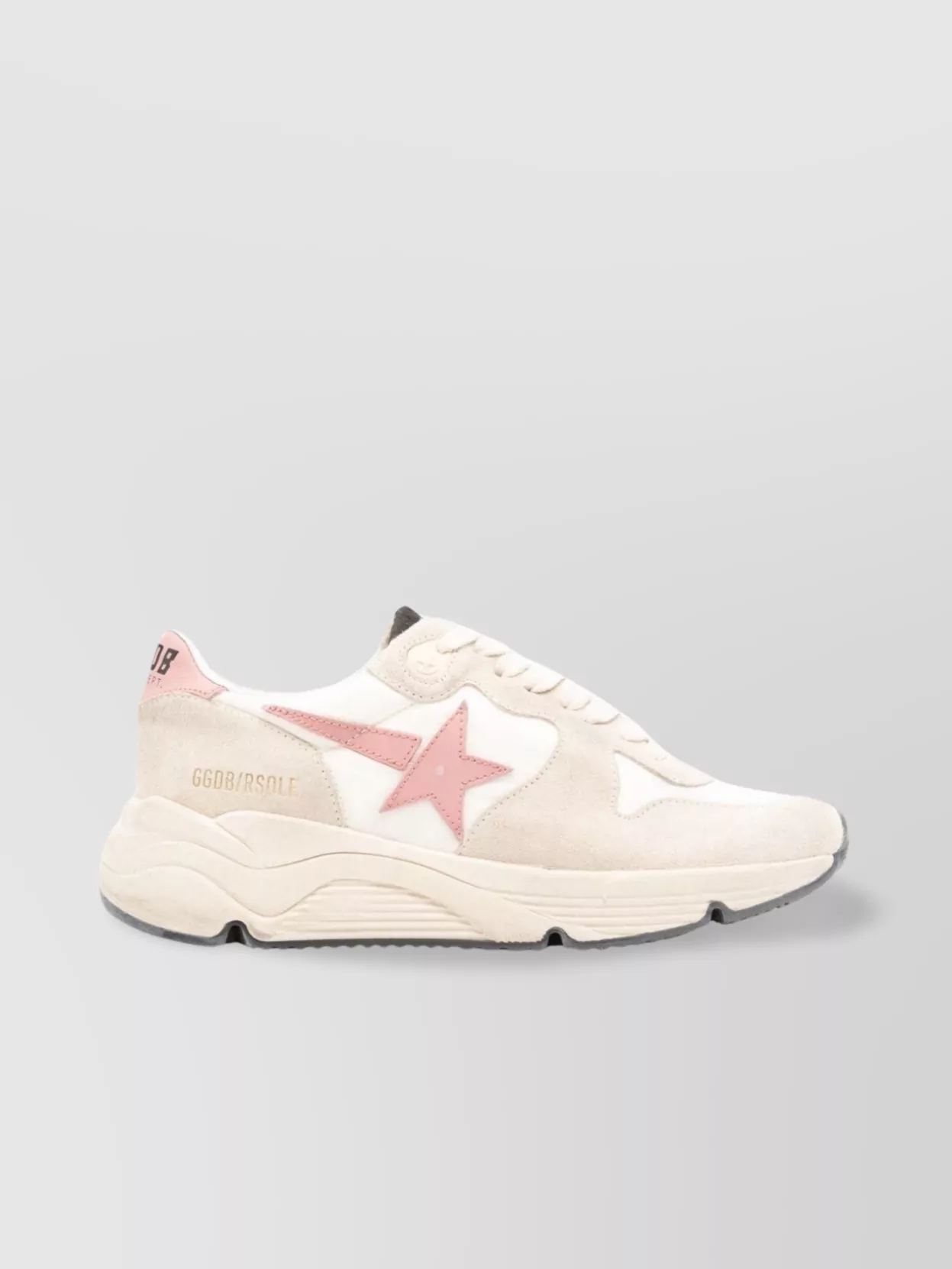 Golden Goose   Leather sneakers with chunky rubber sole