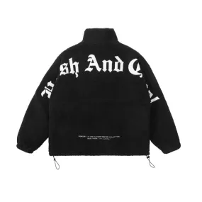 Gothic Logo Sherpa Jacket