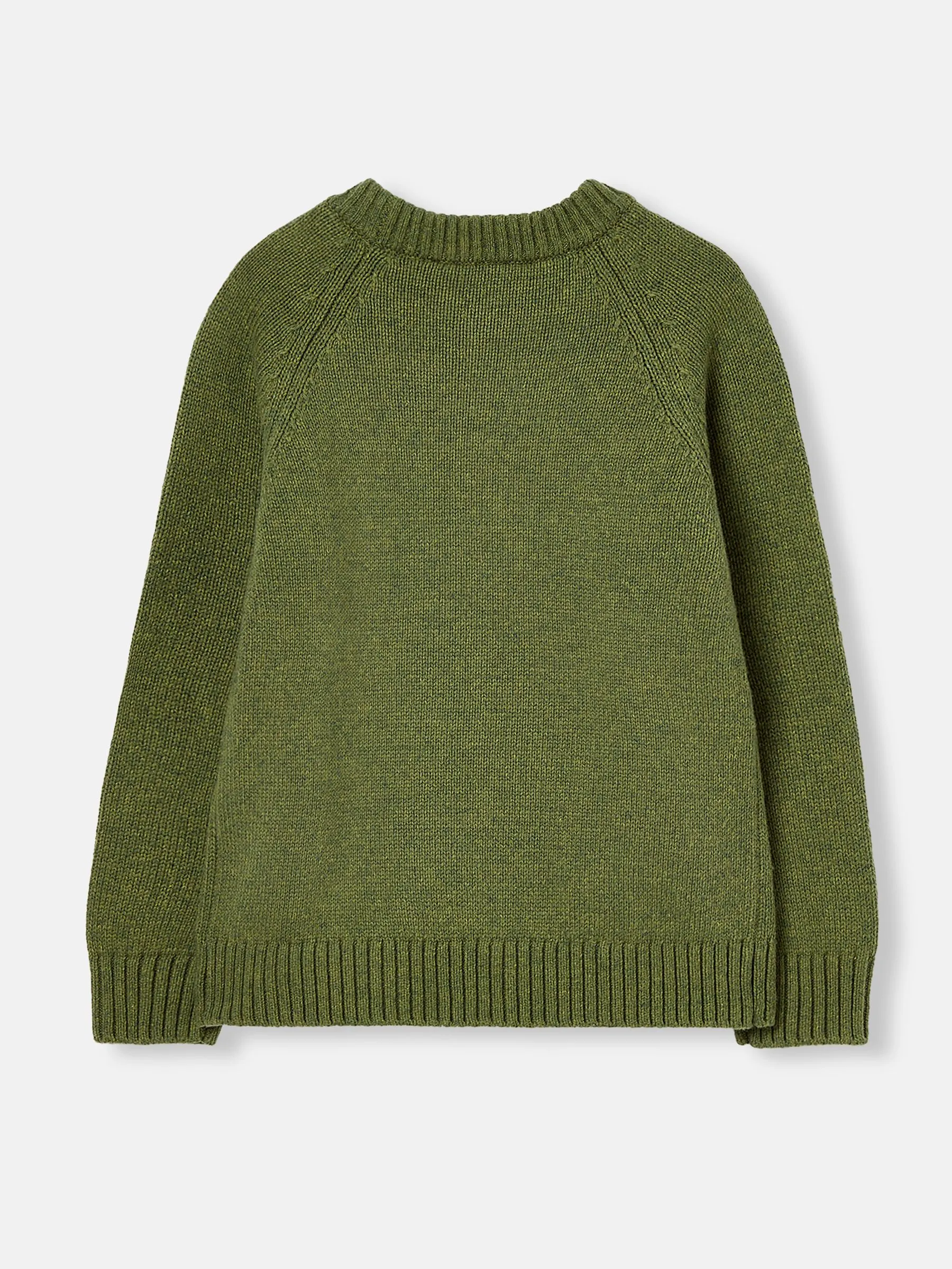 Green Festive Knitted Jumper