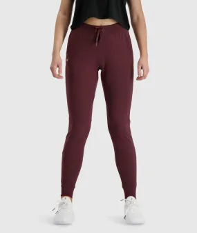 Gymnation Women's Training Joggers - Oeko-Tex Certified Fabric, Wine Red / S