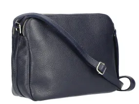 Handbag with shoulder strap woman navy blue fosca