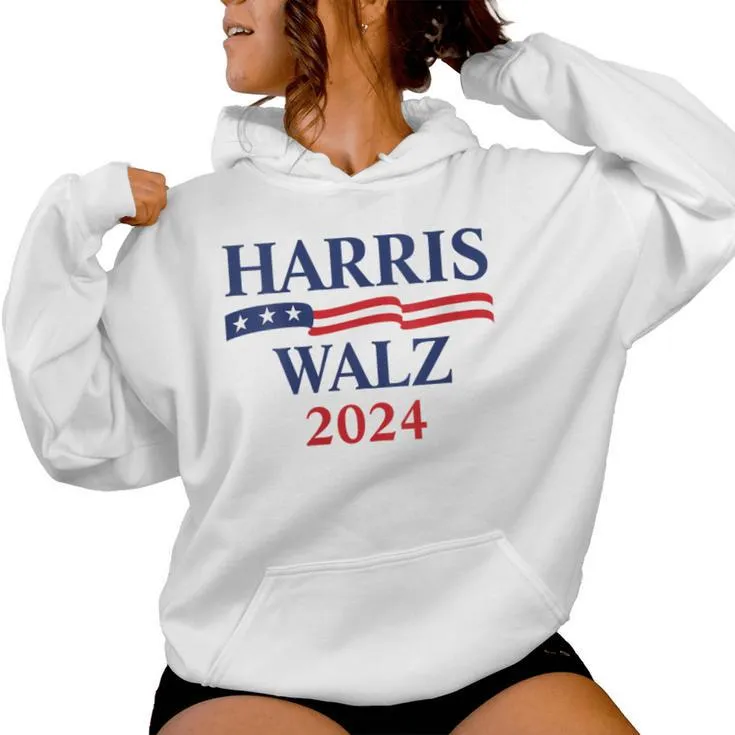 Harris Waltz 2024 Usa Harris Walz 2024 Women Hoodie