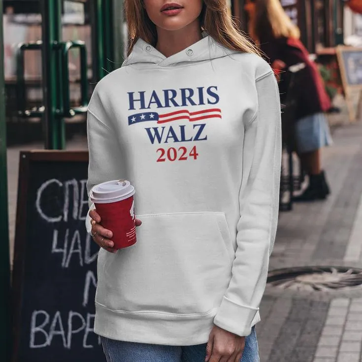 Harris Waltz 2024 Usa Harris Walz 2024 Women Hoodie