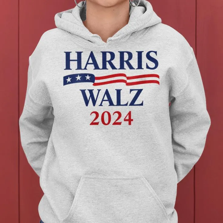 Harris Waltz 2024 Usa Harris Walz 2024 Women Hoodie