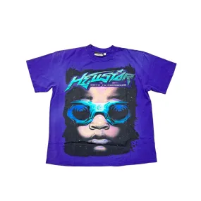 Hellstar T-Shirt GOGGLES Purple New Size XL