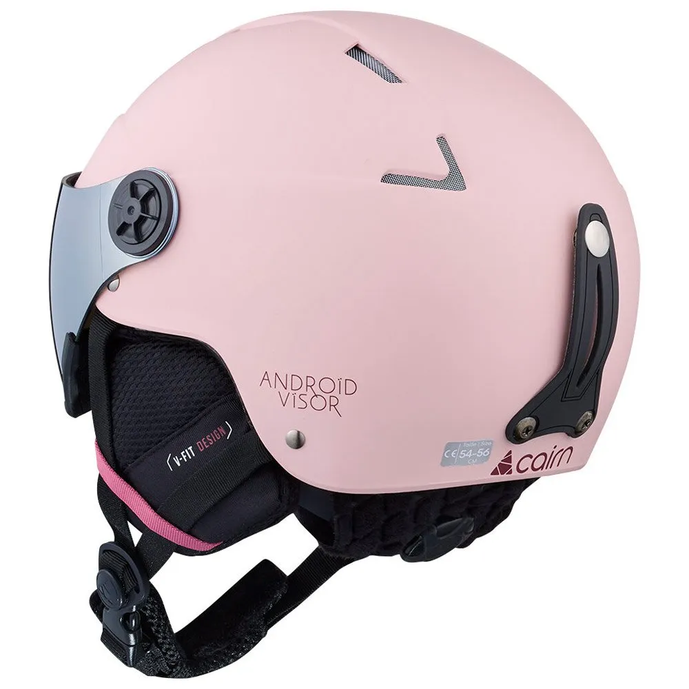 Helmet w/ visor Cairn ---Android Visor Powder Pink