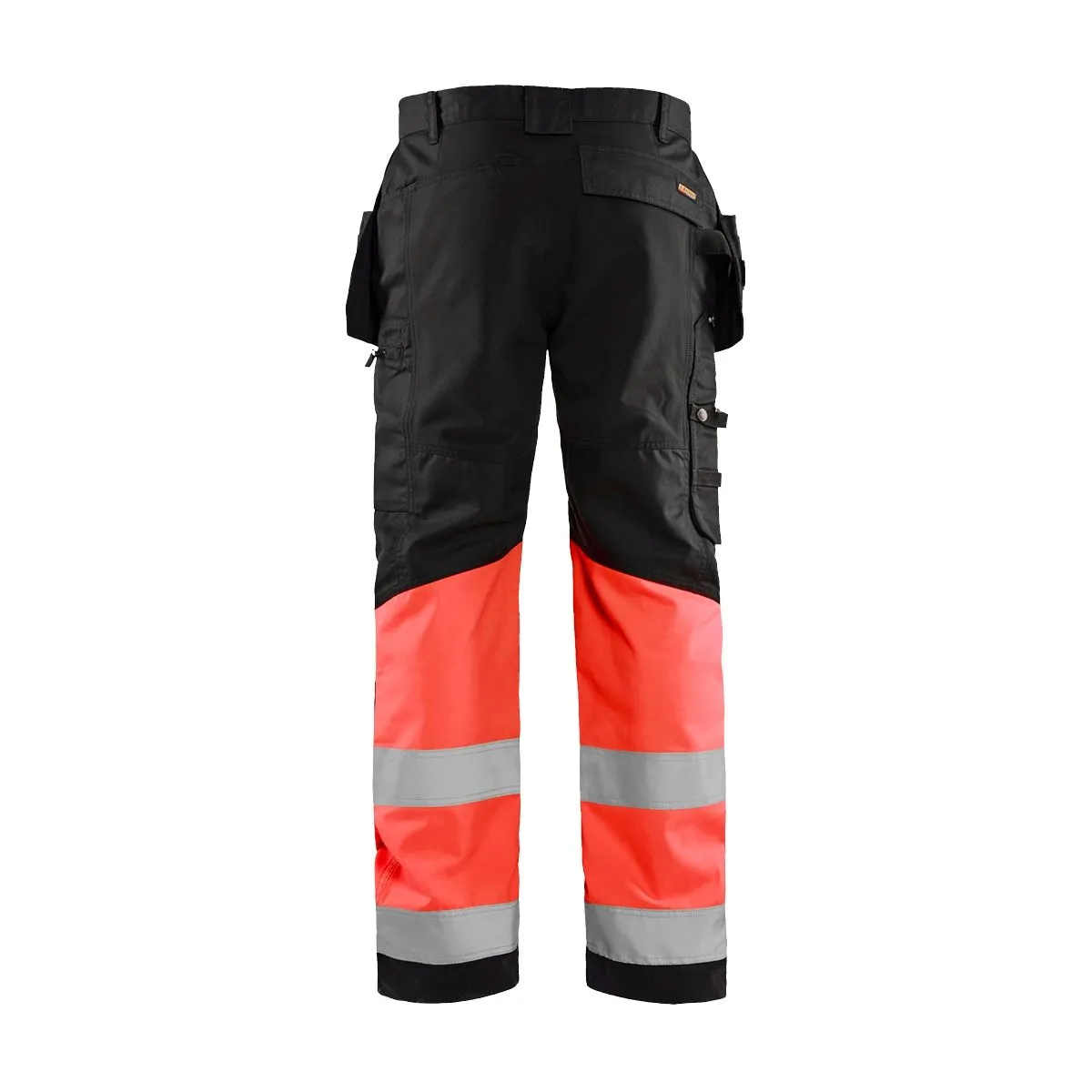 High Vis Trousers With Stretch 1558 Zwart/High Vis Geel - Blåklä