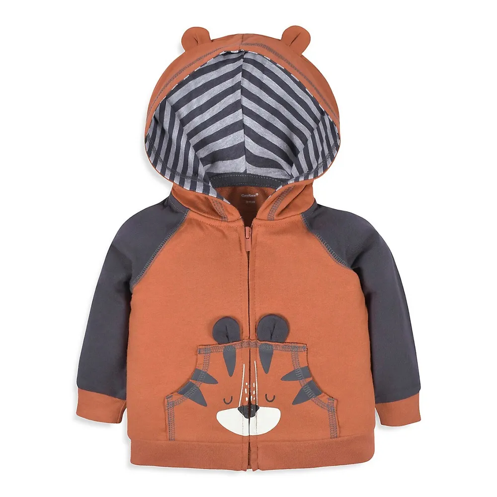 Hudson's Bay Baby's 2-Piece Tiger Hoodie and Joggers Set