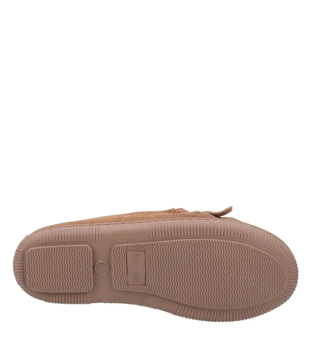 Hush Puppies Womens/Ladies Addy Slip On Leather Slipper (Tan) - UTFS6638