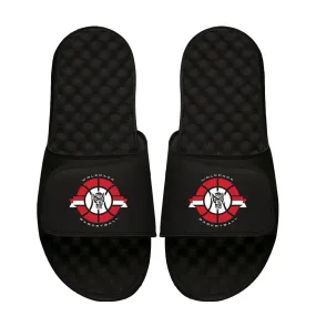 ISlide NC State Wolfpack Black Basketball Collage Slide Sandals