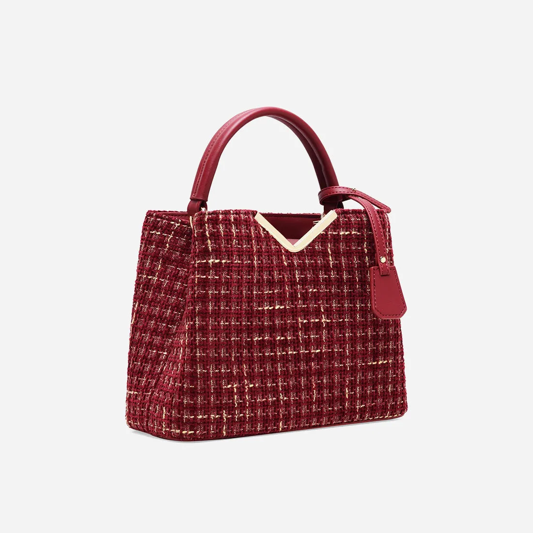 Janet Mini Tweed Handbag