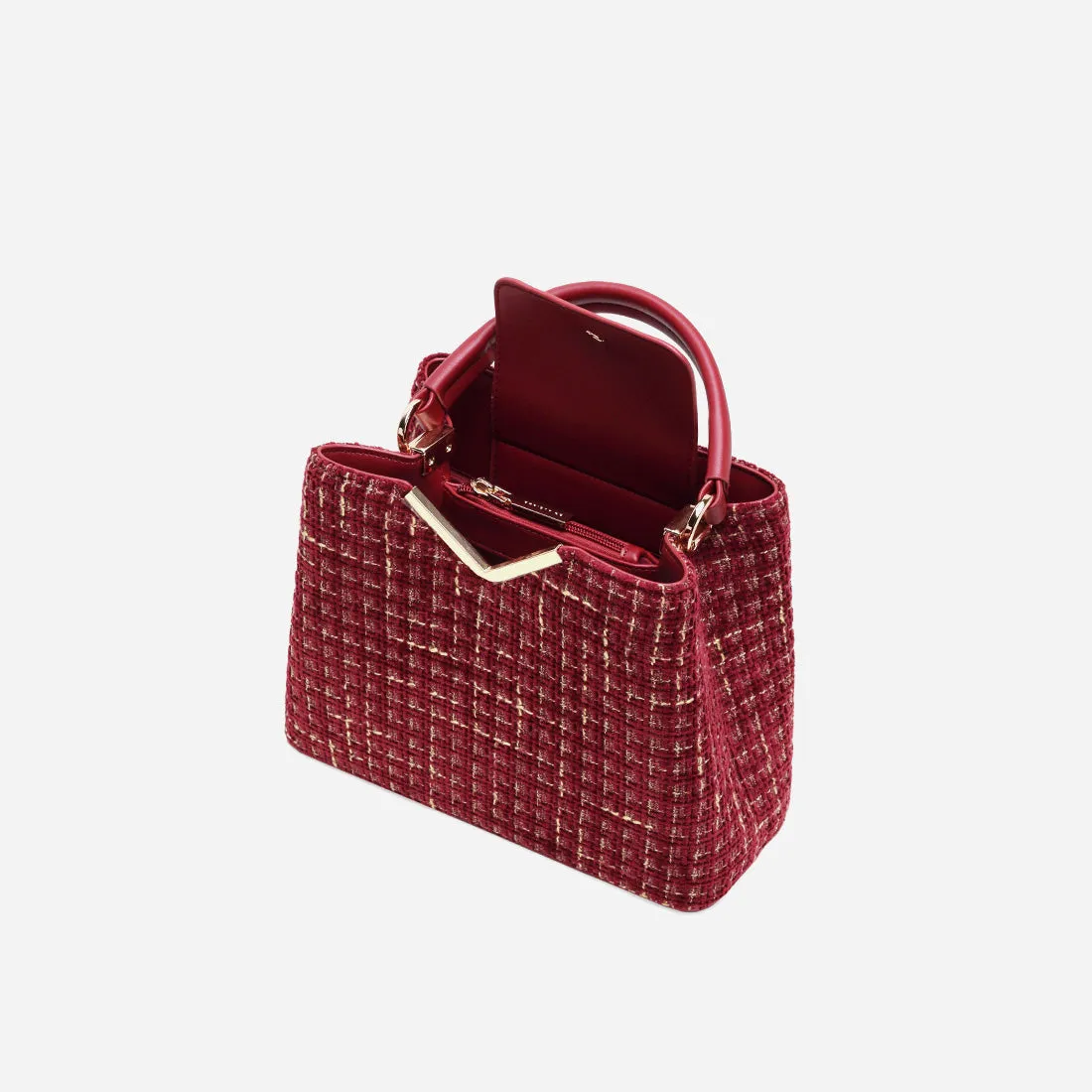 Janet Mini Tweed Handbag