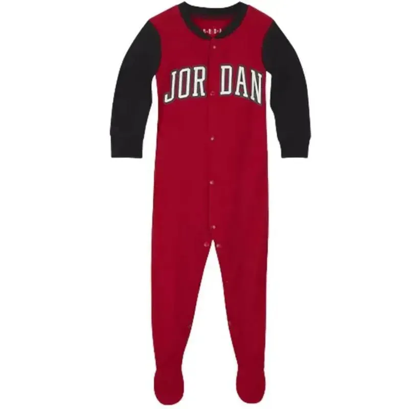 Jordan Baby - Infant Footed Romper, Gym Red