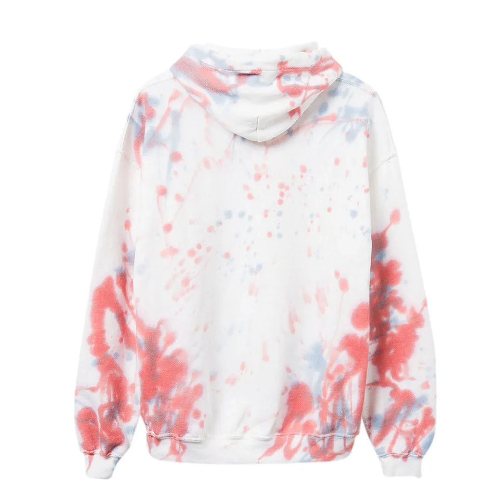 Junk Food Pistons Speckled Tie Dye Hooded Pullover